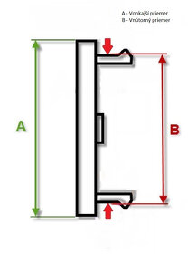 VW-stredové krytky 56, 65, 70, 76 a 135mm - 4