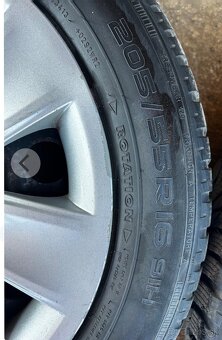 Sada zimných gumy 205/55 r 16 - 4