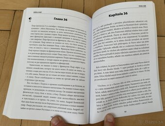 Dvojjazyčná kniha Vojna a mír L.N.Tolstoj za5EUR - 4
