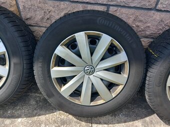 Predám zimné komplety VW 215/60 R16 s pneu Continental - 4