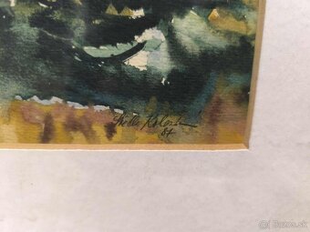 Svetlana Kolesárová - aguatel na papieri - 4