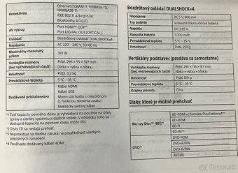 PS 4 Pro + 2 ovládače + 1 hra - 4