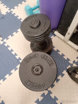 Predam jednoručky kovove 2x26kg Franka - 4