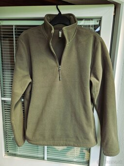 Flísová mikina Kariban ENZO K912 olivová - 4