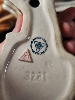 Retro sošky pes Barzoj Royal dux - 4