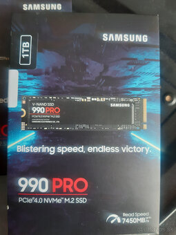 1TB SSD SAMSUNG 990 PRO M.2 PCI-e 4.0 NVMe - nový - 4