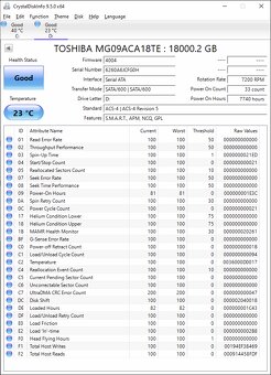 18TB Toshiba - MG09ACA18TE - 4