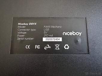 Niceboy ORYX K444 Mechanicus - mechanická herní klávesnice - 4