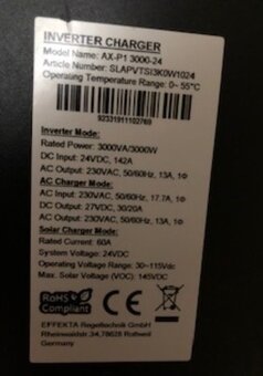 Effekta striedač 24V 3000W €400 - 4