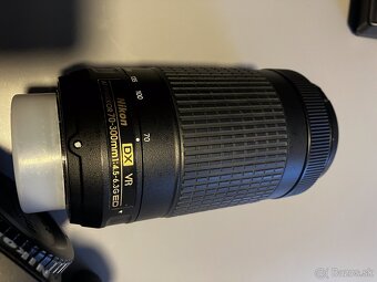 Fotoaparát Nikon D3500 a objektív Nikon 70-300mm - 4