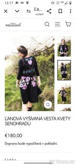 Akcia víkend - zľava 60 eur - vyšívaná vesta - 4
