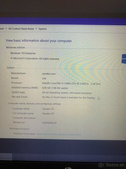 HP elitebook 850-g2 /8gb ram/Intel i5 / 256GB SSD za 65 eu - 4