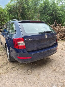 Predám zadný kufor, nárazník, svetlá pre Škoda Octavia 3 III - 4