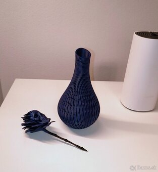 Hallovínska ruža vyrobená na 3D tlačiarni–krásna, temná a - 4