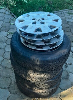 komplet kolesa original na Nissan Micra K12 - 4