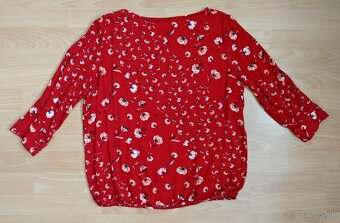 Dámska červená blúzka/halenka/tričko s 3/4 rukávom (Orsay) - 4