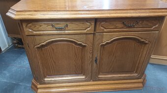 Rustikálna masívna komoda - 4