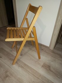 Stoličky drevené skladacie - 4