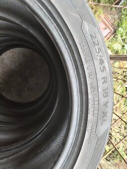 Predám letné pneumatiky 225/45R18 - 4
