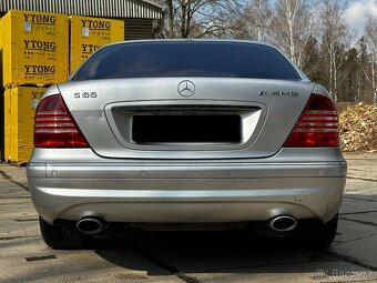 Mercedes-Benz S S55L AMG Long beautiful, iba 103 t km, r. 2 - 4
