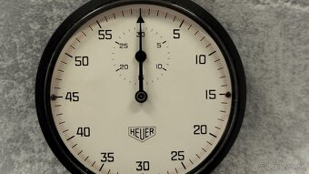 Staré švýcarské kapesní stopky originál Heuer ve velmi hezké - 4