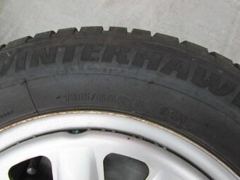 Zimné pneu Firestone WinterHawk3 195/65R15 plech.disky ŠKODA - 4