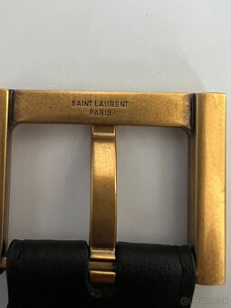 Čierny Yves Saint Lauren dámsky opasok 80cm - 4