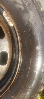 Sada diskov R15 5x100 obute zánovne zimné pneu 195/65 - 4