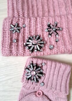 Dámska čiapka a rukavice zn. Victoria Secret - 4