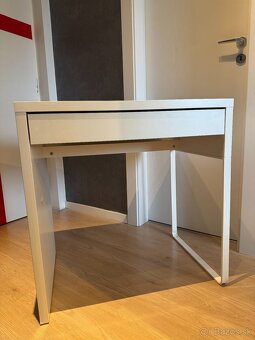 IKEA písací stôl MICKE biely (73 × 50 cm) - 4