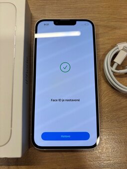 Predám iPhone 13 Biely , 128GB - 4