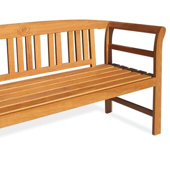Záhradná lavička z dreva150 cm Eukalyptus - 4