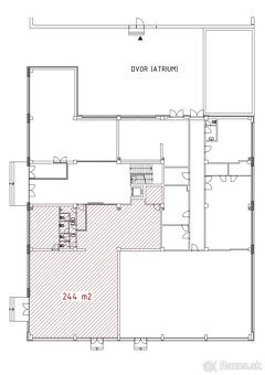 Obchodné priestory na prenájom - Komárno 244 m2 - 4