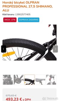 Horský bicykel OLPRAN PROFESSIONAL 27,5 SHIMANO, ALU - 4