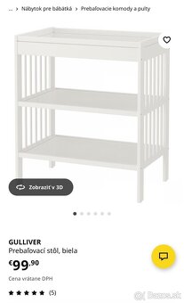 Prebaľovací pult Ikea - 4