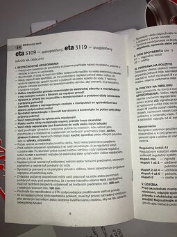 Novy, nepouzity elektricky varic zn. ETA, model 3109 - 4