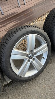 Alu disky VW R17 + zimné 225/45 r17 Dunlop - 4