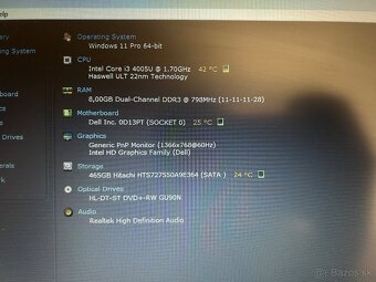 Dell Vostro 3558 s i3,8gb ram,500gb sata disk,15,6"HD - 4