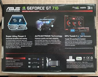 Asus GeForce GT 710 – 1 GB – tichá / pasívna grafická karta - 4