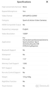 Predám akčnú mini kameru - 4