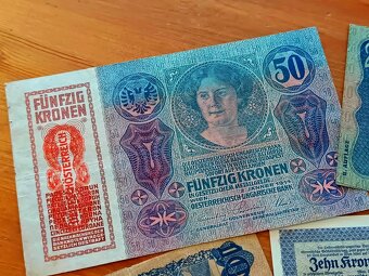 REZERVACE - Rakousko-Uherska (50, 20, 10, 2, 1 koruna) - 4