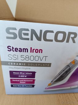 Žehlička Sencor SSI 5800 VT fialová, nepoužívaná - 4
