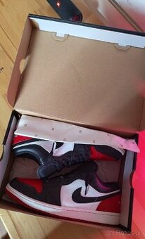 Predam nike air jordan 1 low bred toe - 4