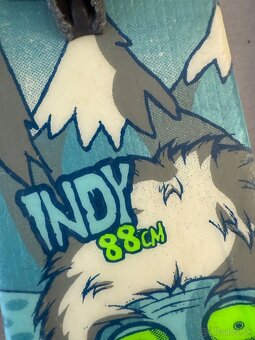 Detské lyže 88cm + palice - 4