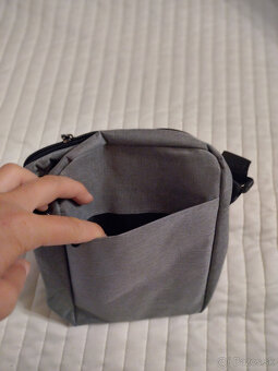 pánska sivá športová taška cez plece - ladvinka - 4