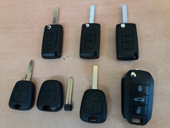 Obal klúča na peugeot alebo citroen z logom - 4