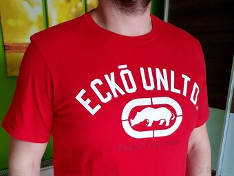 Tričko pánske, zn. Ecko Unlimited - červené - 4