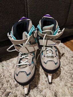 Detské korčule nastaviteľné 32-35 - 4