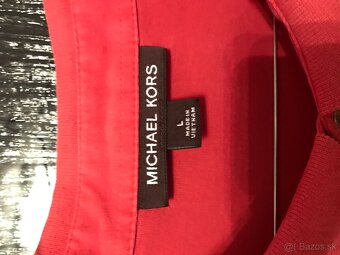 MICHAEL KORS originál lososové pánske polotricko L/XL - 4