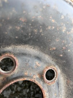 Plechové disky 6Jx14 ET43 5x100 škoda, SEAT, VW - 4